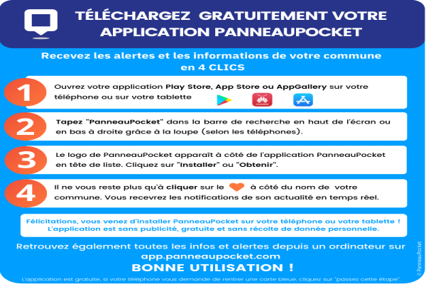 Comment télécharger l'application Panneau Pocket