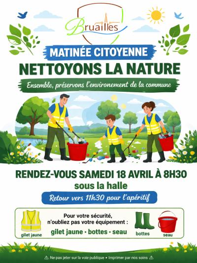 Matinée, Nettoyons la nature 