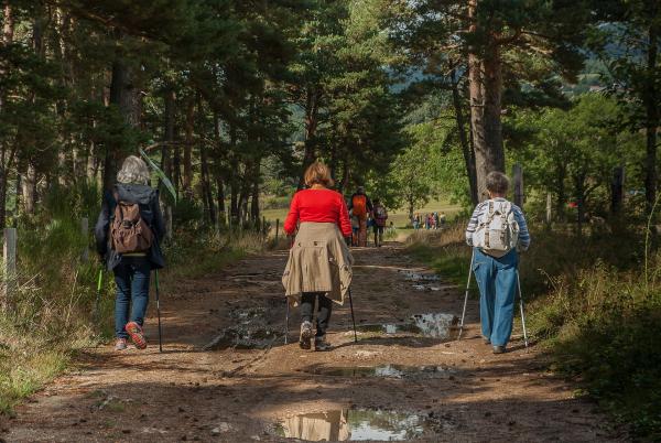 Randonnée pédestre sur le parcours de la balade verte